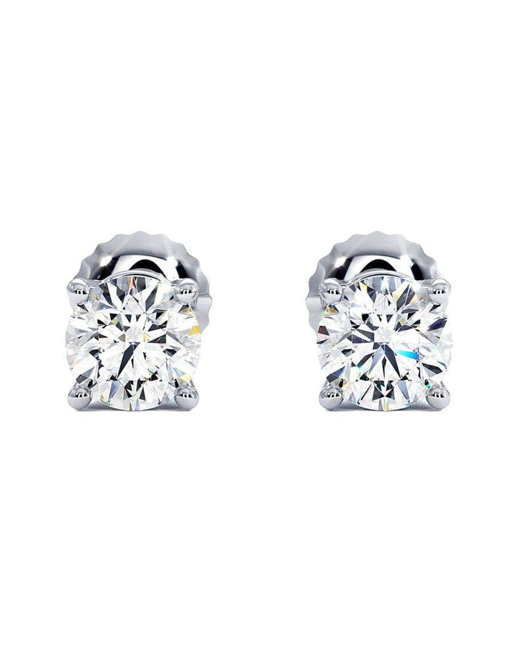 Lab Grown Diamonds White 14K 1.50 Ct. Tw. Lab-Grown Diamond Earrings