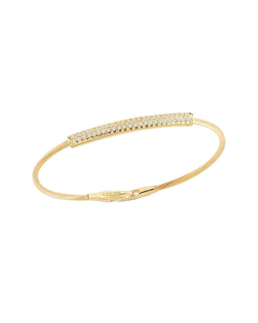 Reiss White 14K 0.39 Ct. Tw. Diamond Wire Bracelet