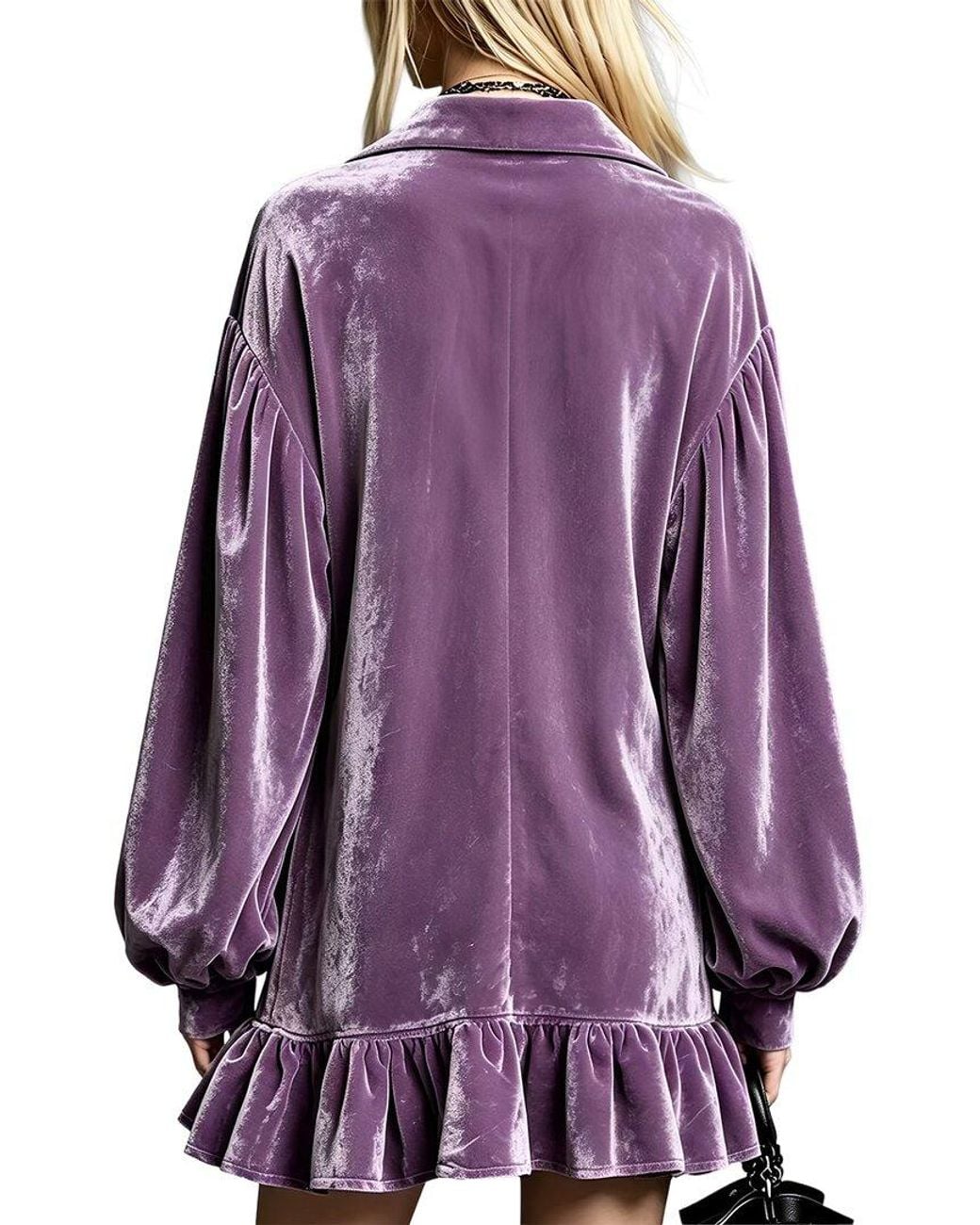 Olivia Taylor Purple Mini Dress