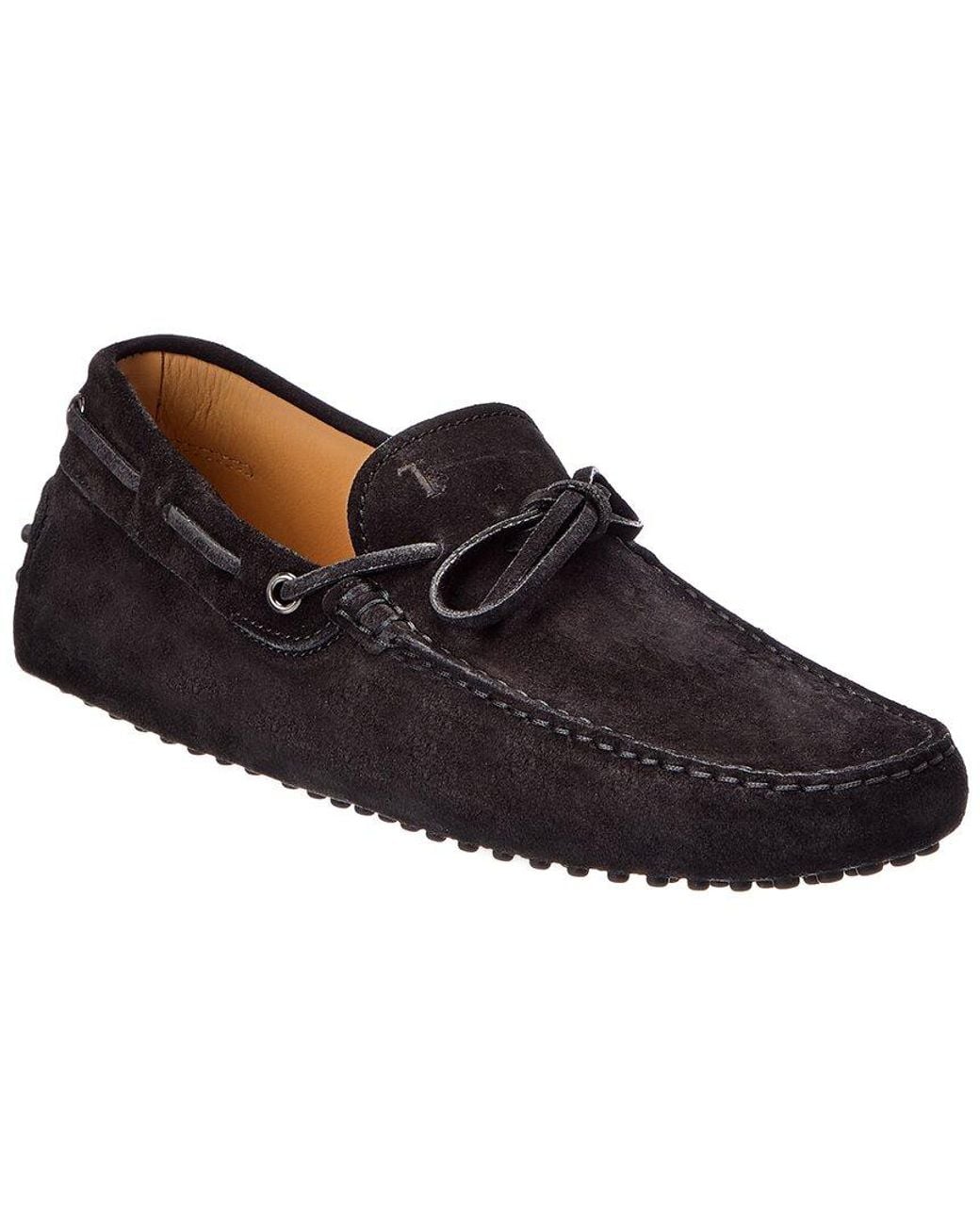 Tod's Black Suede Driver for men