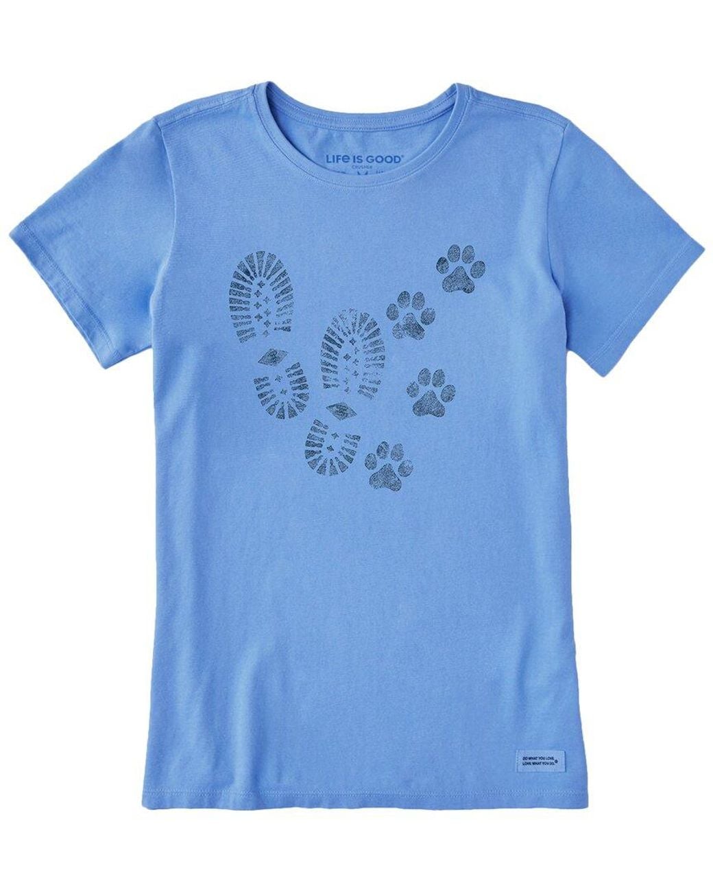 Life Is Good. Blue Crusher T-Shirt