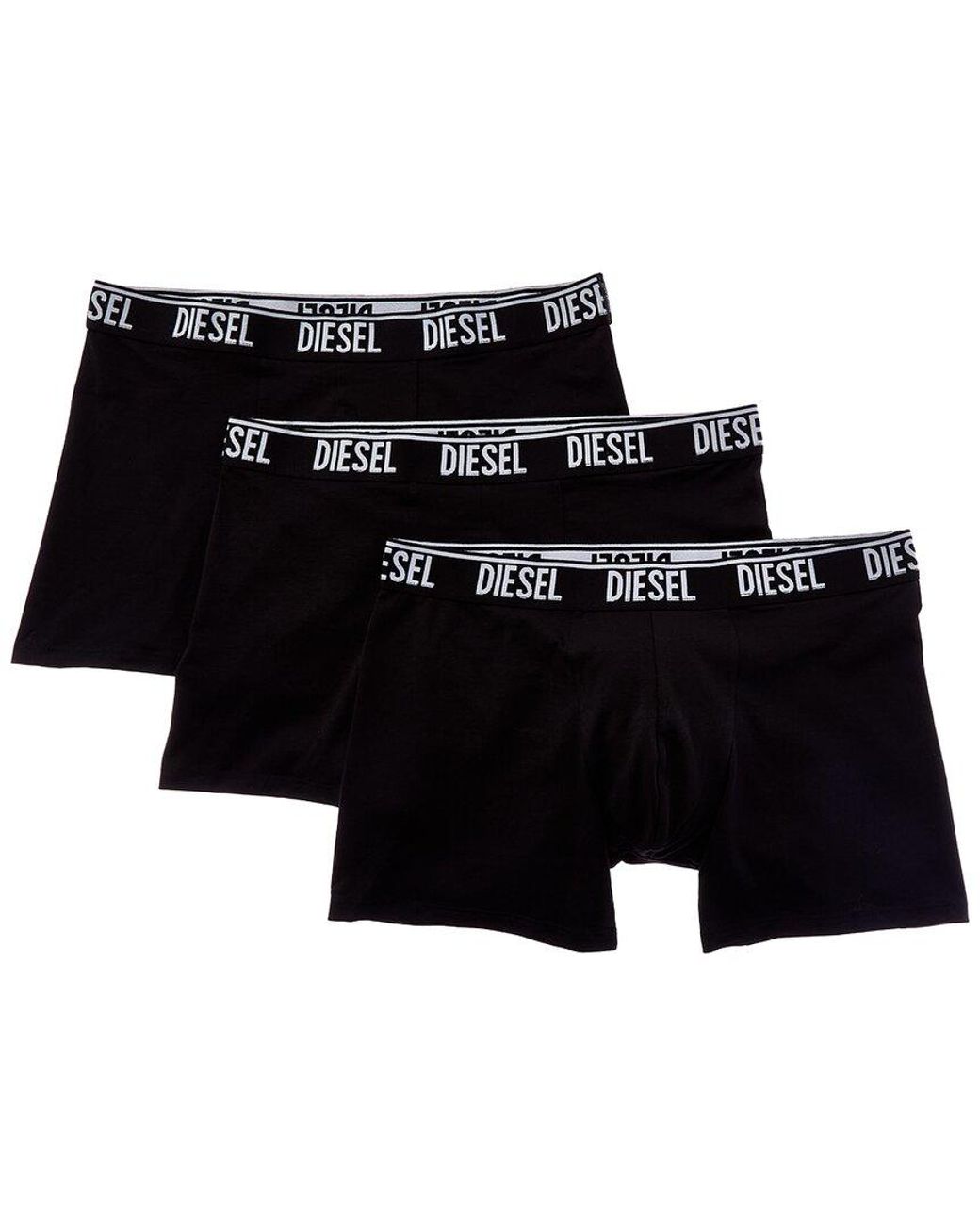 DIESEL Black Sebastian 3Pk Boxer for men