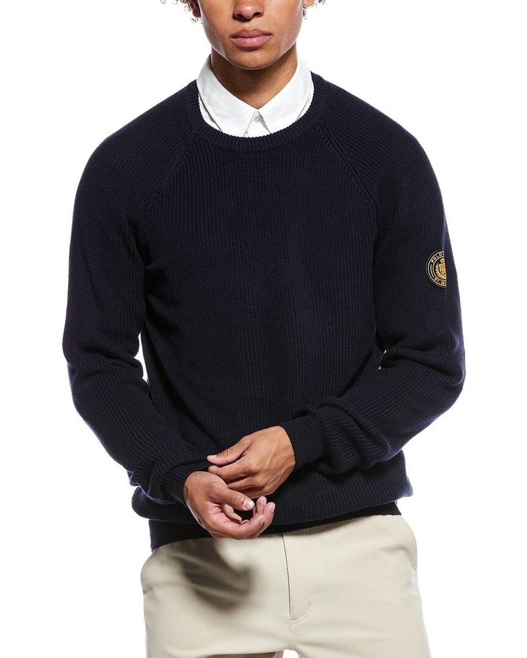 Polo Club St. Martin Blue Girocollo Finezza 7 Crewneck Sweater for men