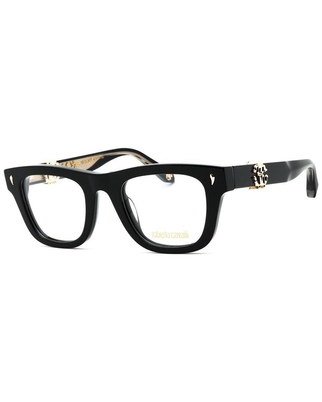Roberto Cavalli Black Vrc052 49Mm Optical Frames