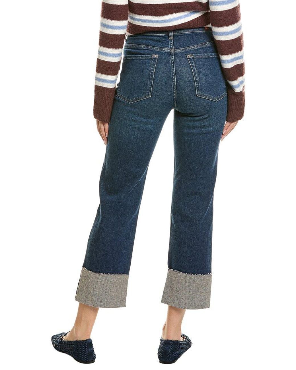 7 For All Mankind Blue Logan Stovepipe Greenwich Jean
