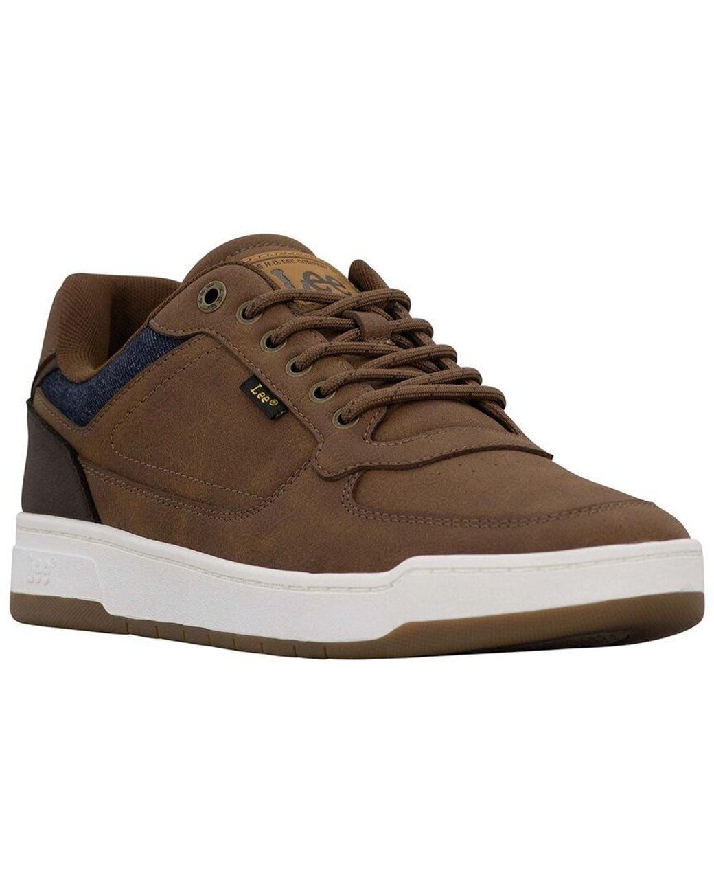 Lee Jeans Brown Daybreaker Low Top Sneaker for men