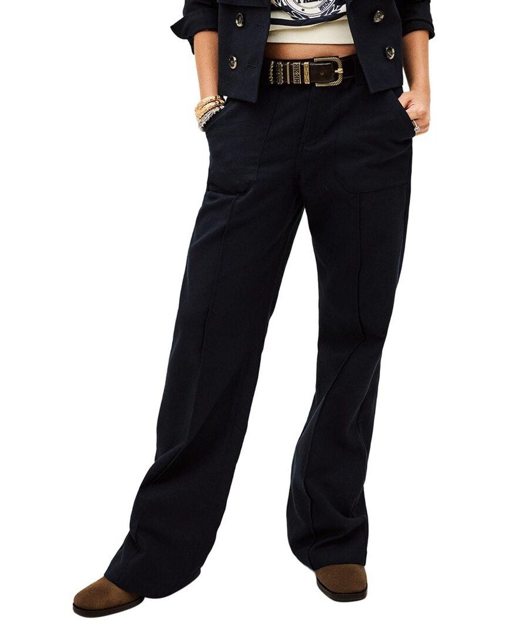 Ba&sh Black Leev Pant