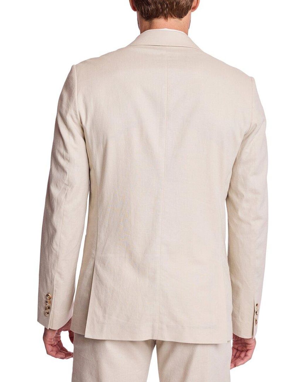 Paisley & Gray Natural Dover Linen-Blend Jacket for men