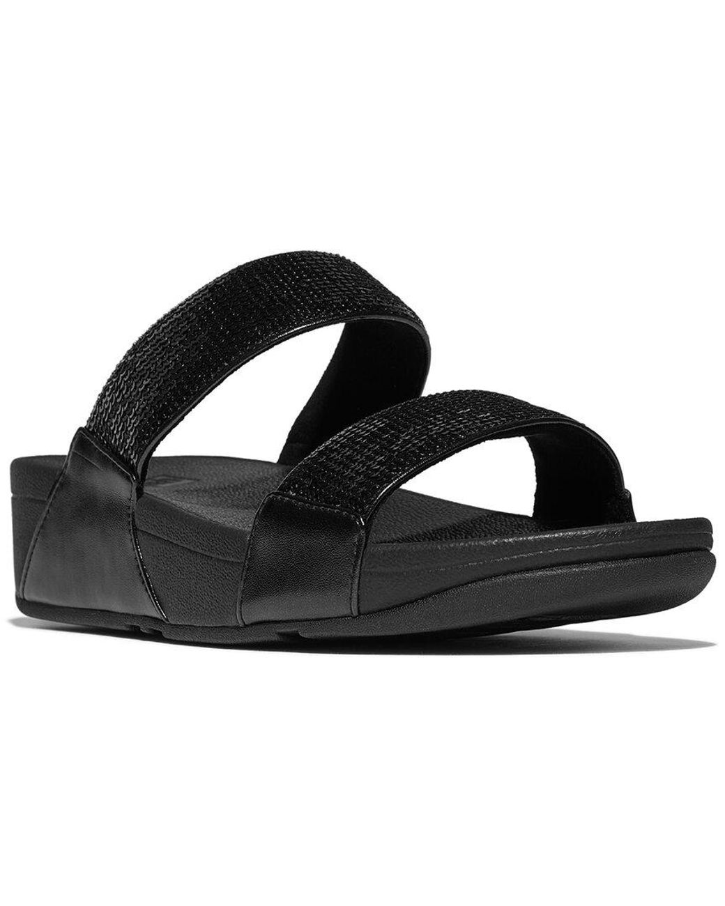 Fitflop Black Lulu Sequin Sandal