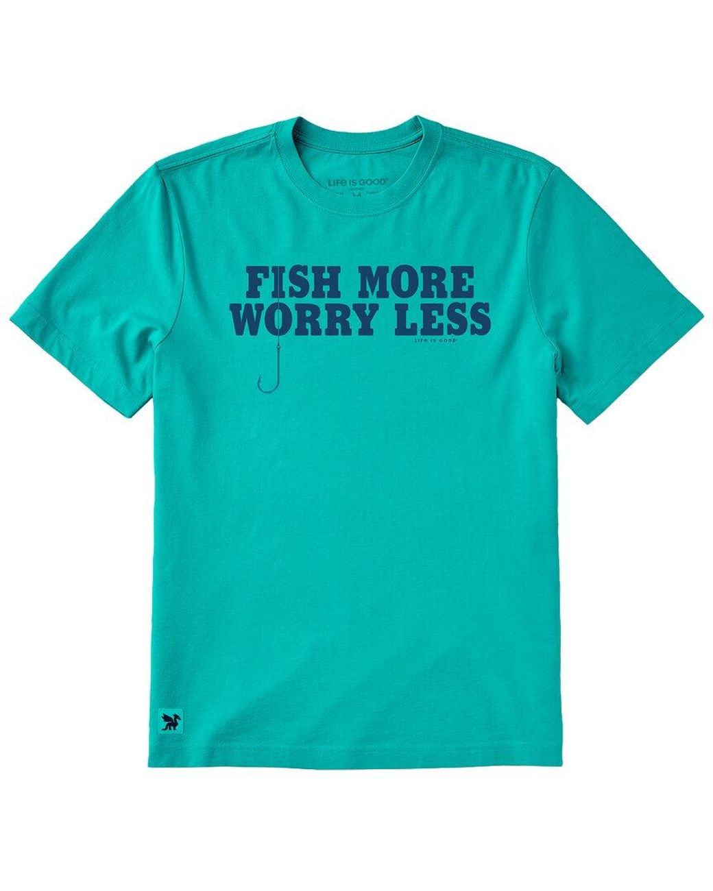 Life Is Good. Blue Crusher Tee for men