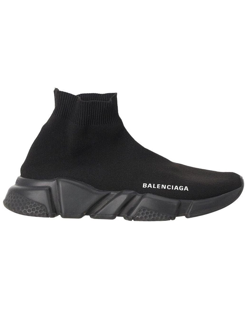 Balenciaga Black Polyester Speed Trainer (Authentic Pre-Loved)