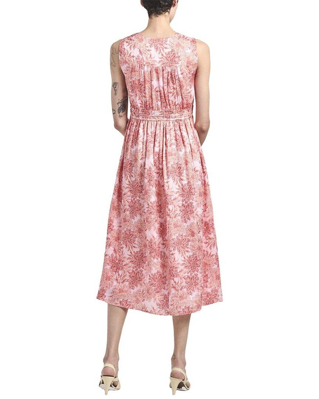 10 Crosby Derek Lam Pink Tamara Sleeveless Midi Dress