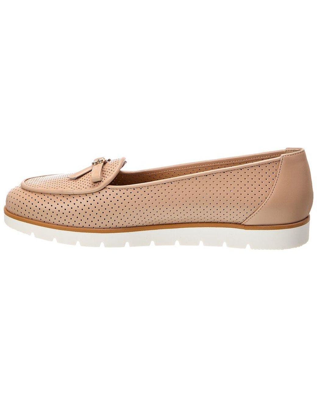 Baldinini Natural Baldini Leather Ballet Flat