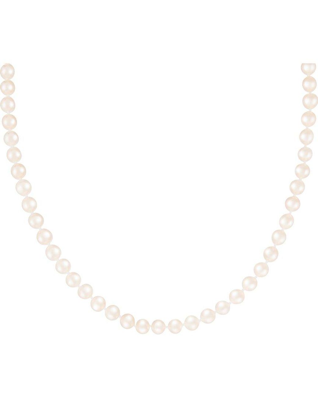 Splendid White 7-8Mm Pearl Necklace