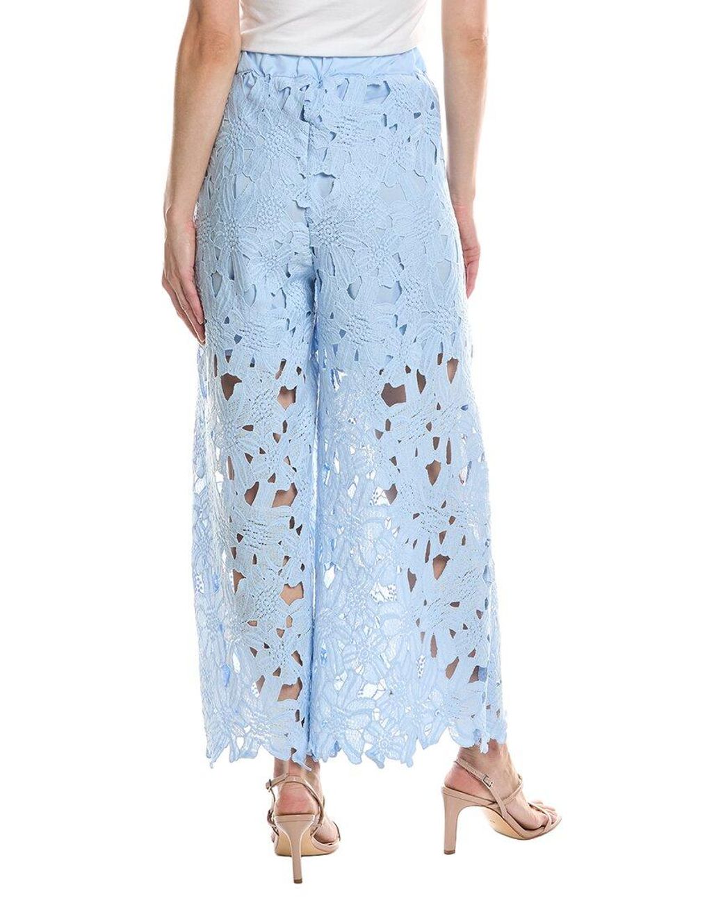 HL Affair Blue Floral Lace Pant