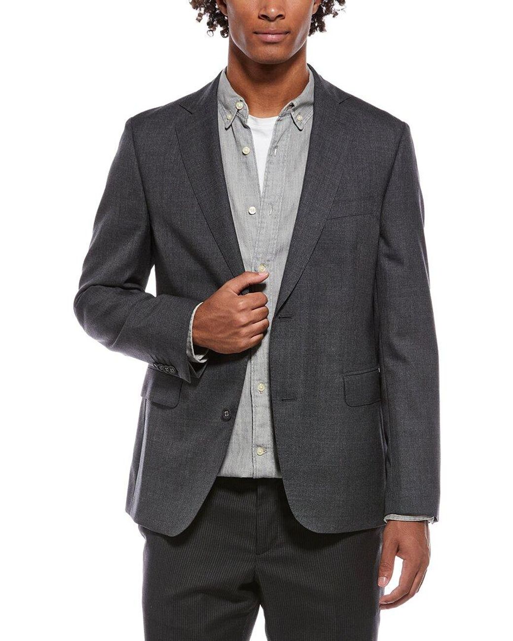 Officine Generale Gray Officine Generale Wool Jacket for men