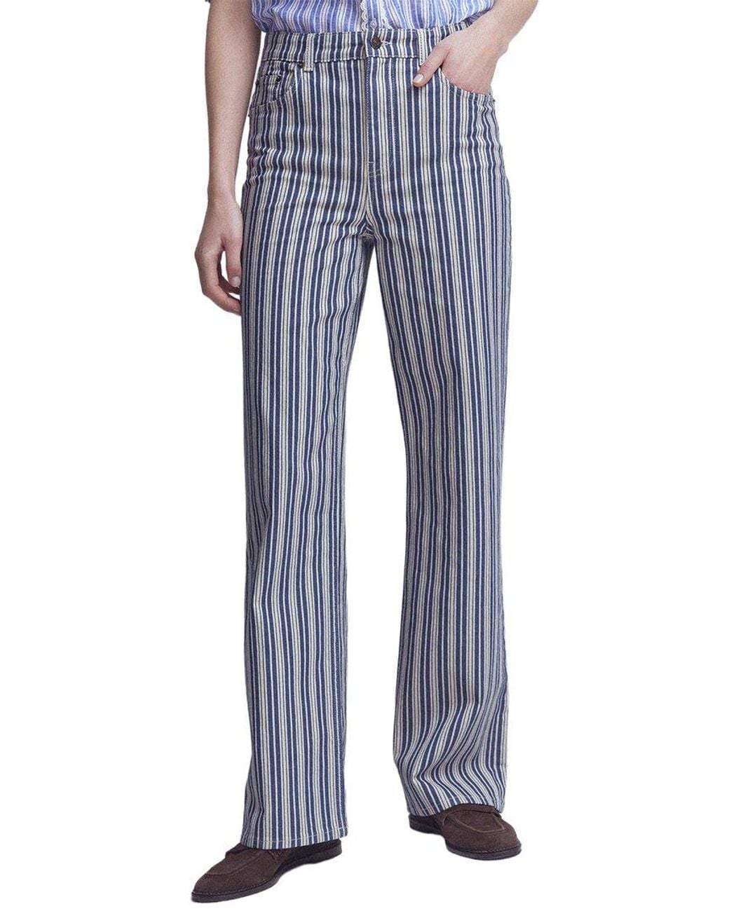 Boden Blue High Rise Column Leg Jean