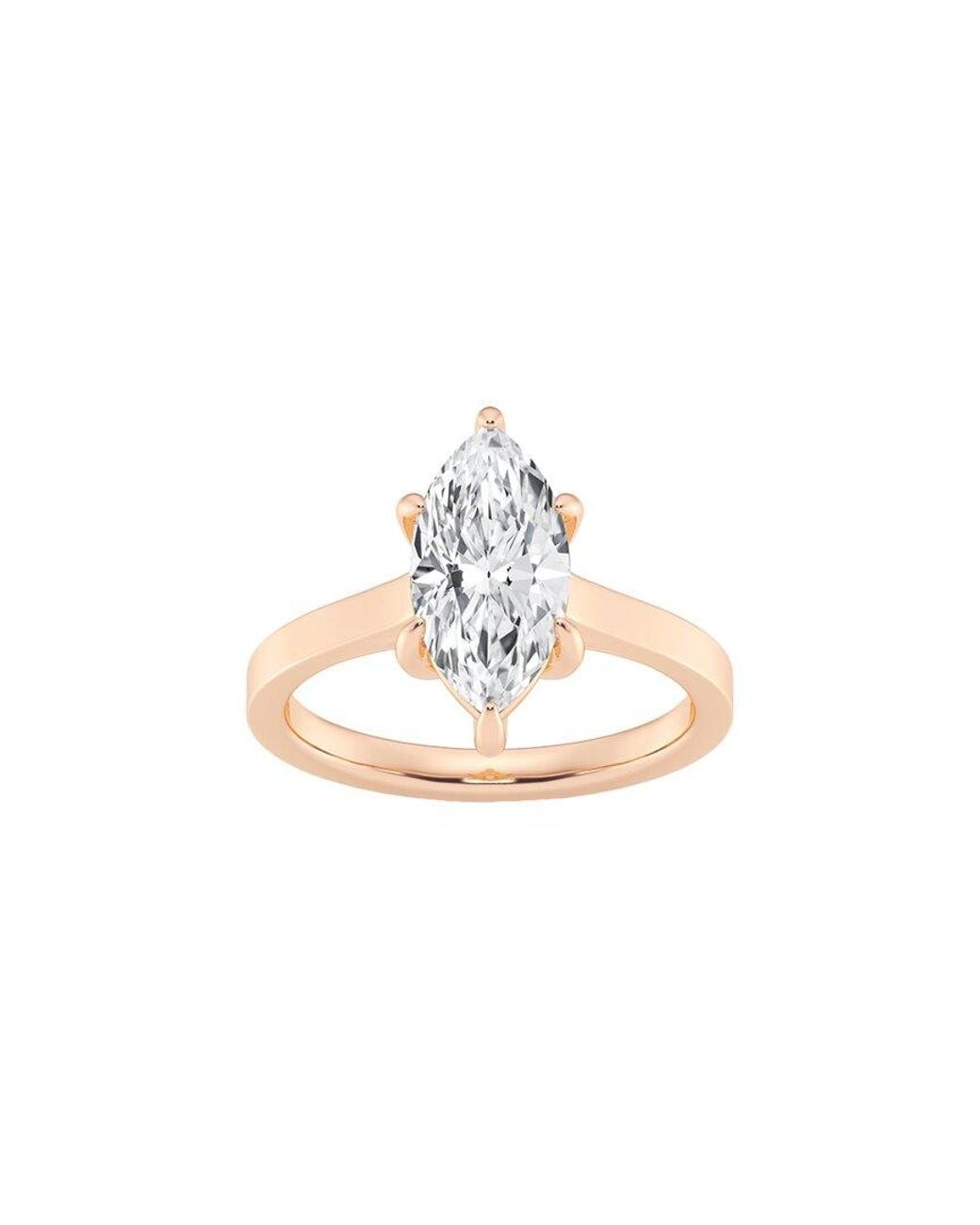 Lab Grown Diamonds White 14K 2.00 Ct. Tw. Lab-Grown Diamond Solitaire Engagement Ring