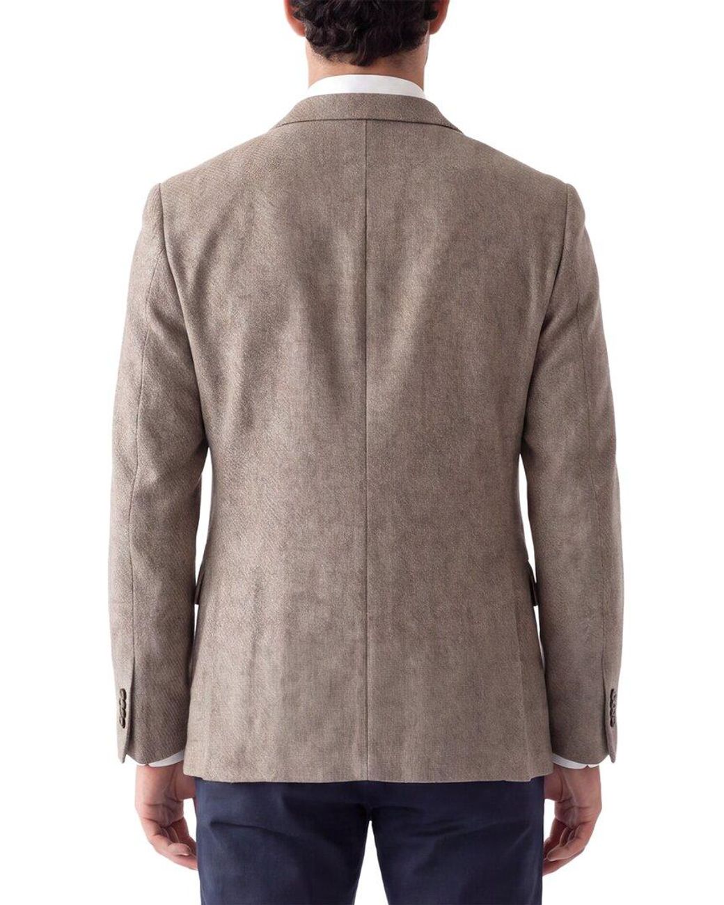 Corneliani Brown Cc Collection Virgin Wool & Silk-Blend Jacket for men