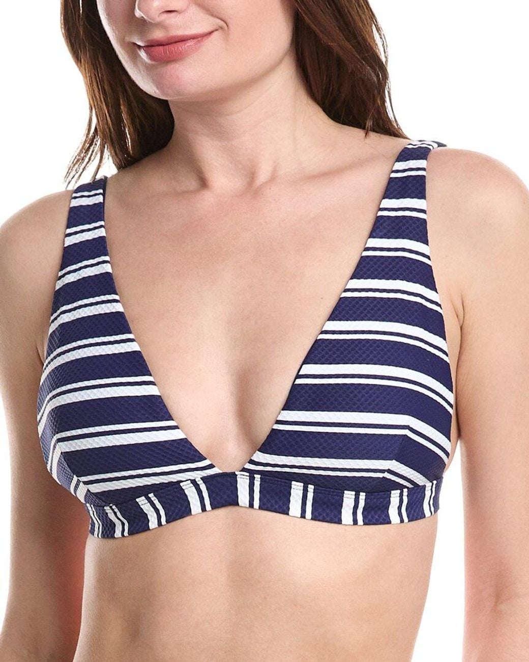 Sea Level Blue Biarritz Longline Triangle Top