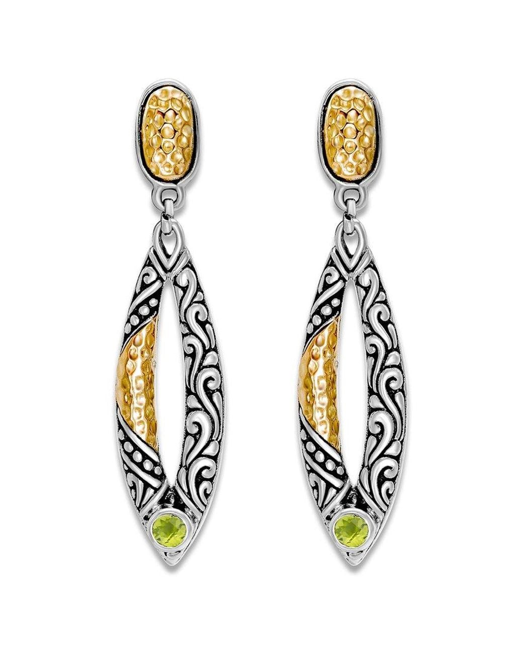 Samuel B. White 0.24 Ct. Tw. Peridot Drop Earrings
