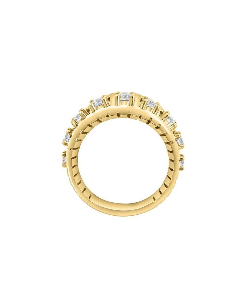 Effy Fine Jewelry Metallic 14K 0.74 Ct. Tw. Diamond Ring