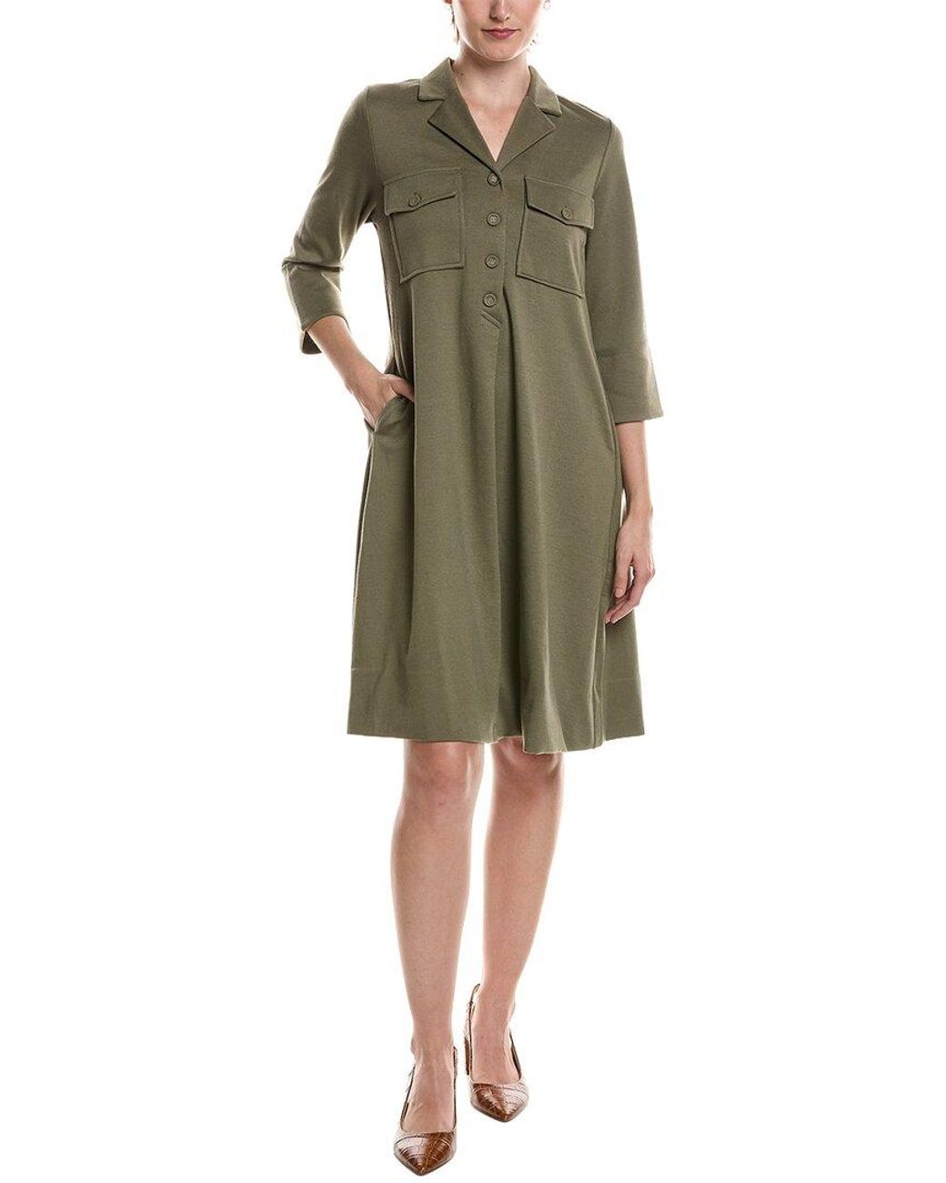 Gretchen Scott Green Ponte Ali Dress