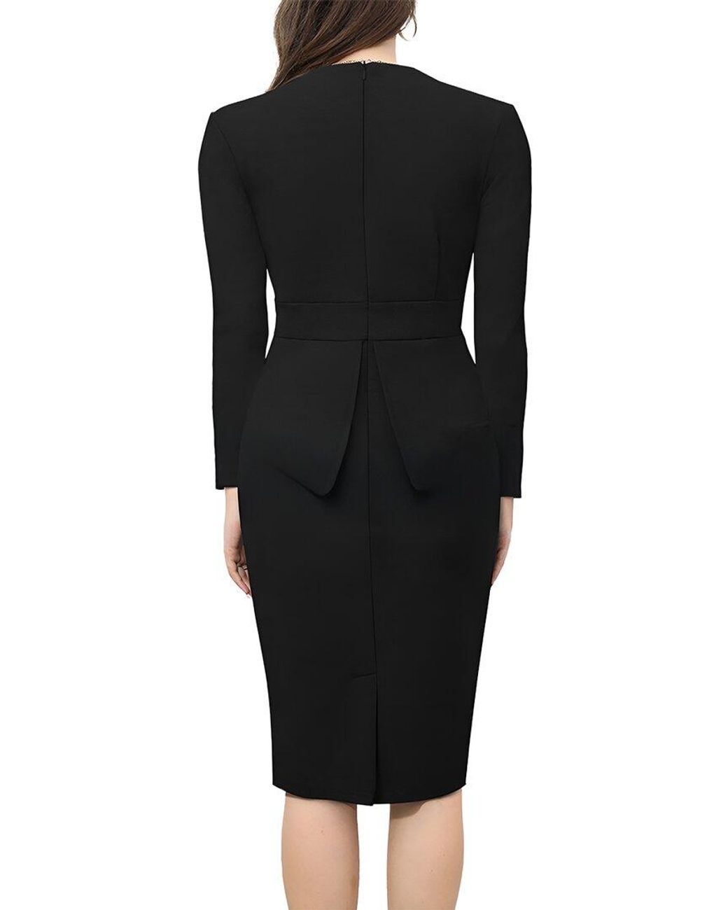Vincent Black Sheath Dress