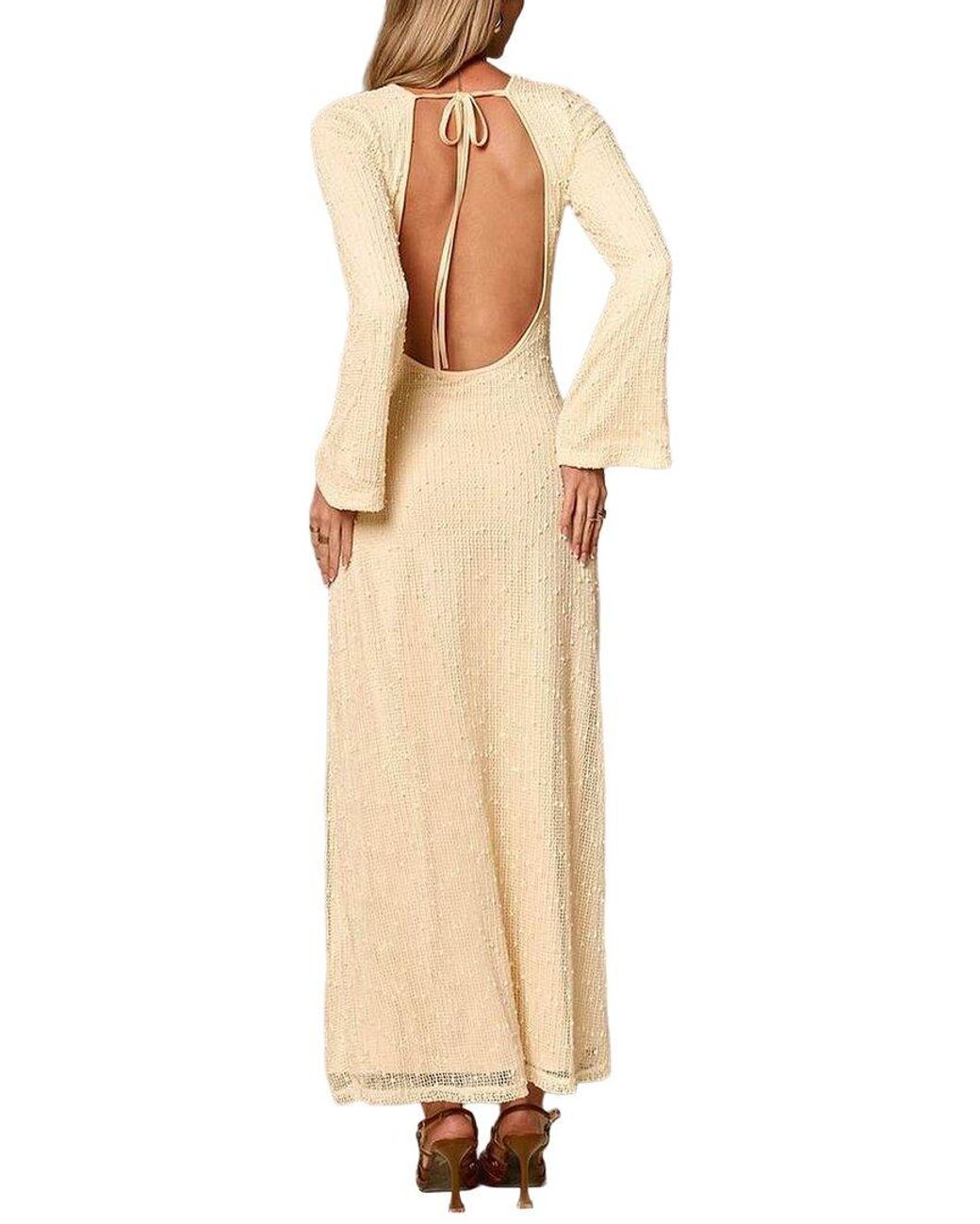 XIRELLI Natural Solid Maxi Dress