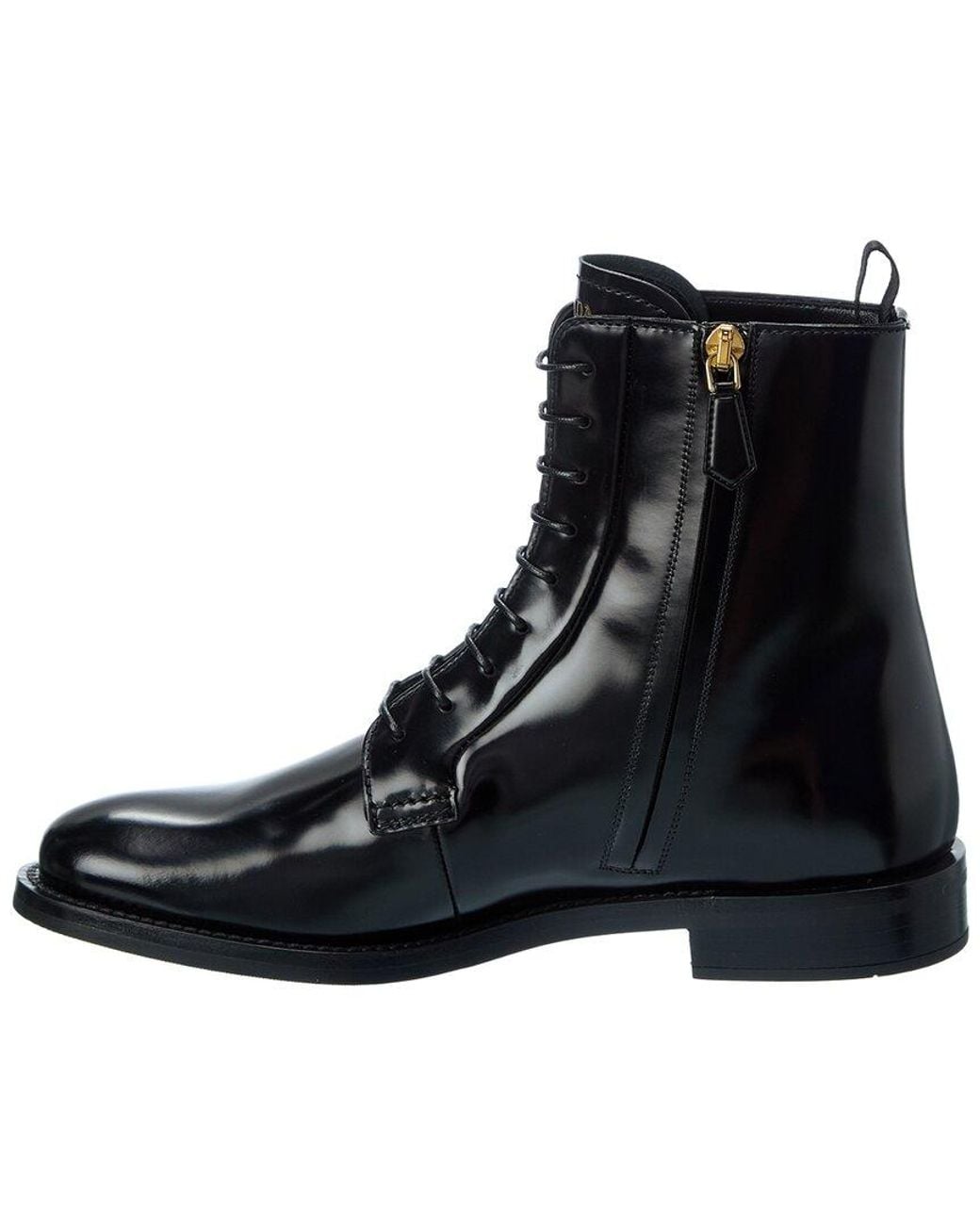 Prada Black Leather Boot