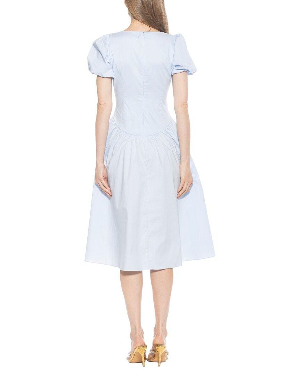 Alexia Admor Blue Jessi Midi Dress