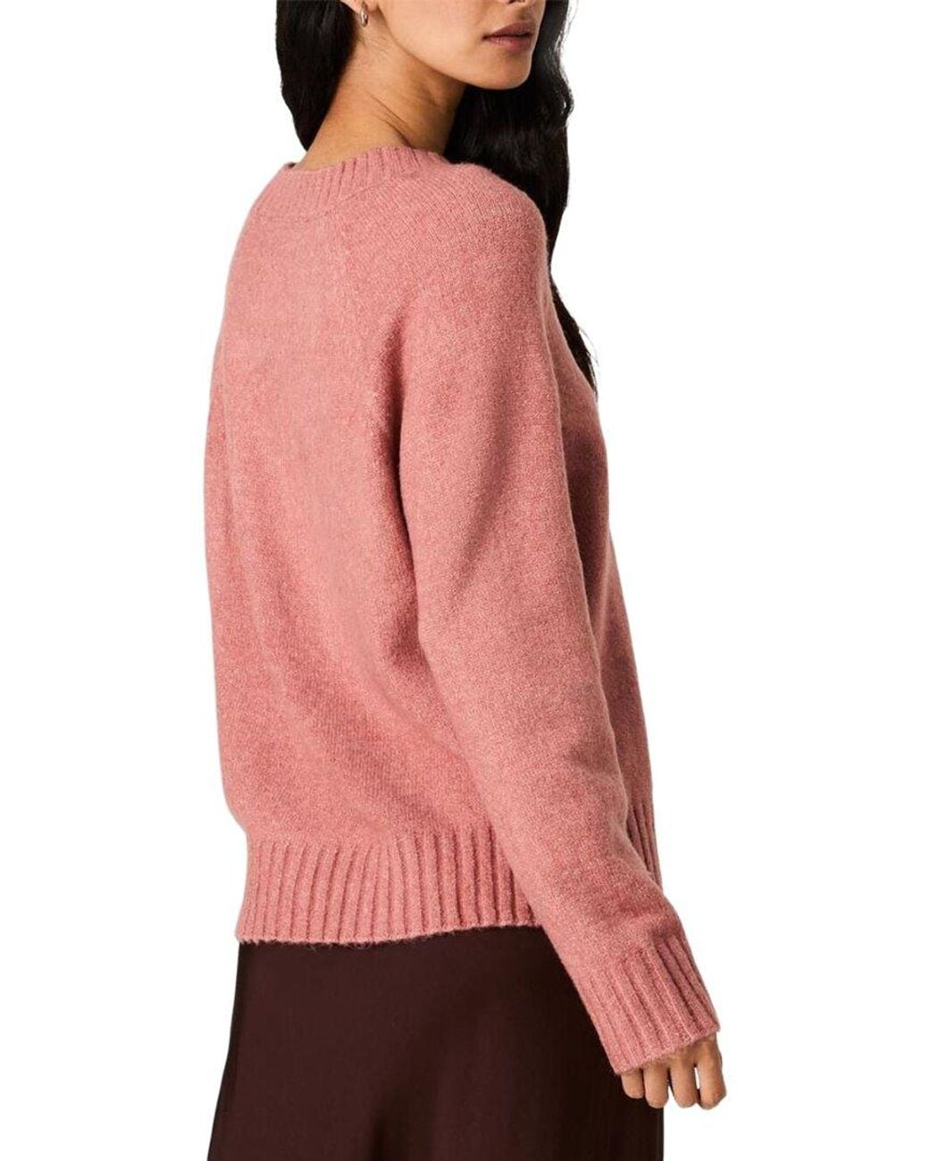French Connection Red Suzie Crewneck Sweater