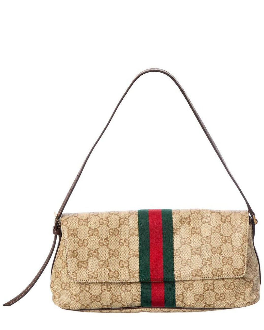 Gucci Metallic Madison Medium GG Coated Canvas & Leather Shoulder Bag