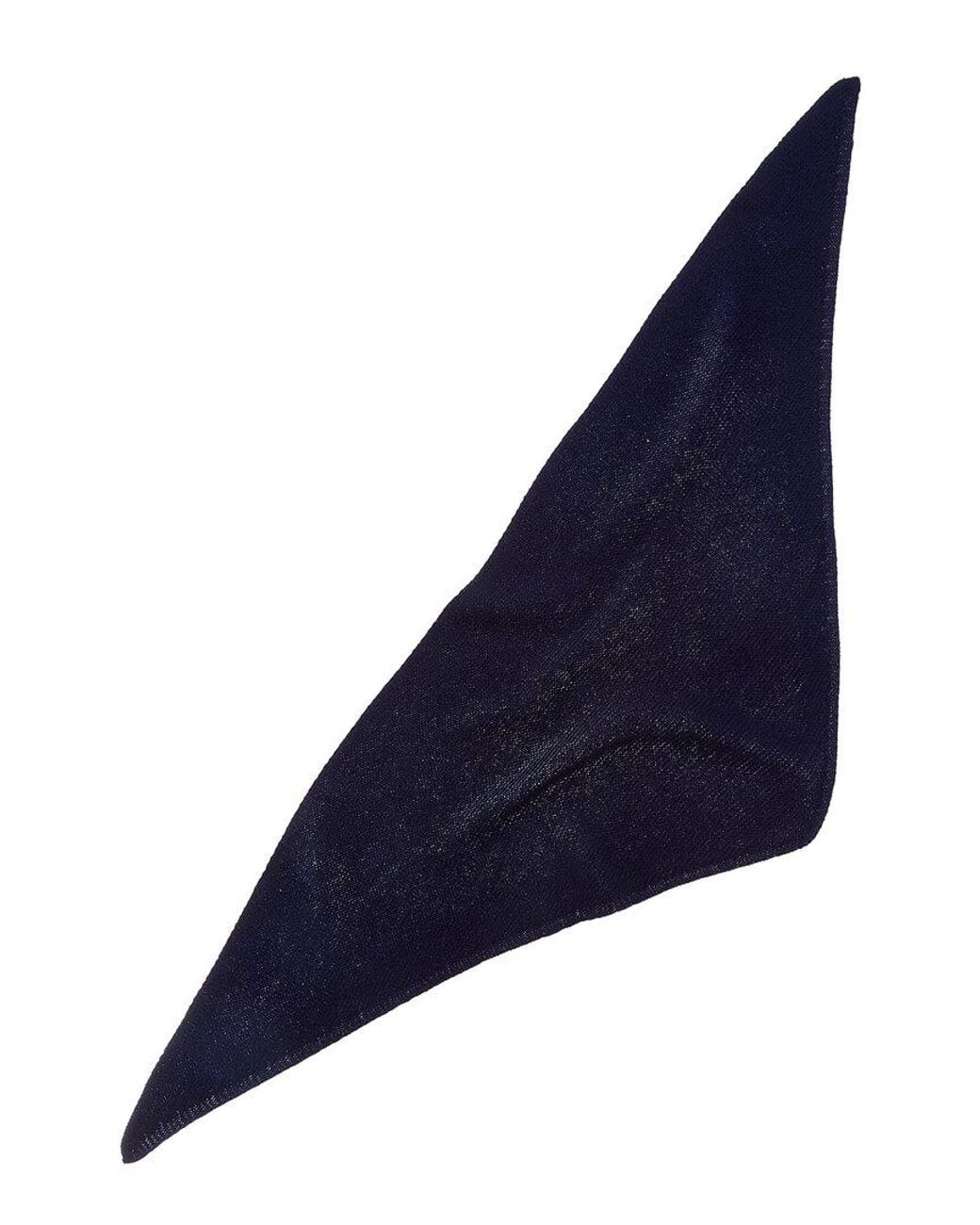 Sofiacashmere Blue Sofiacashmere Links Stitch Cashmere Bandana