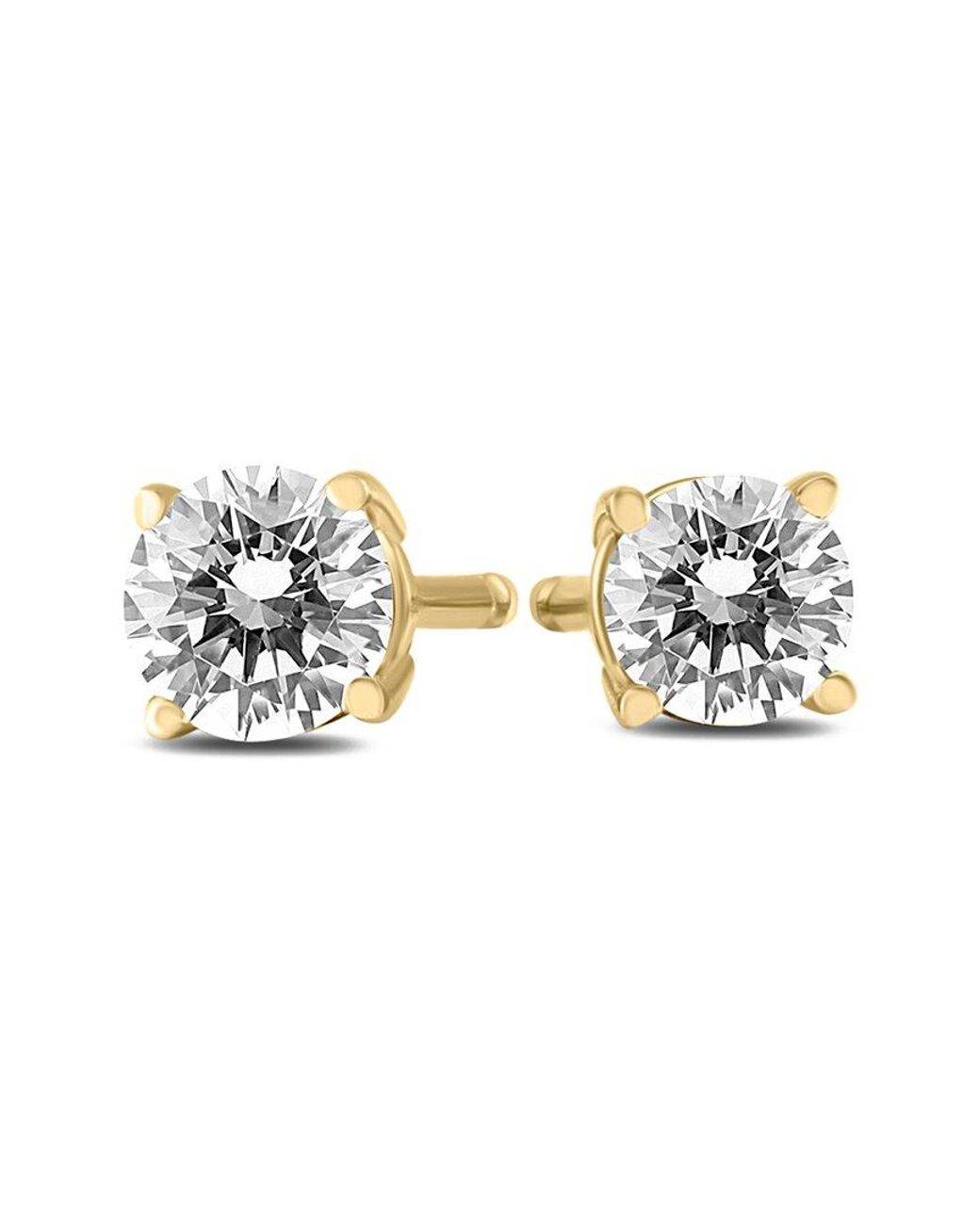 True Diamond Metallic 14k 0.37 Ct. Tw. Diamond Studs