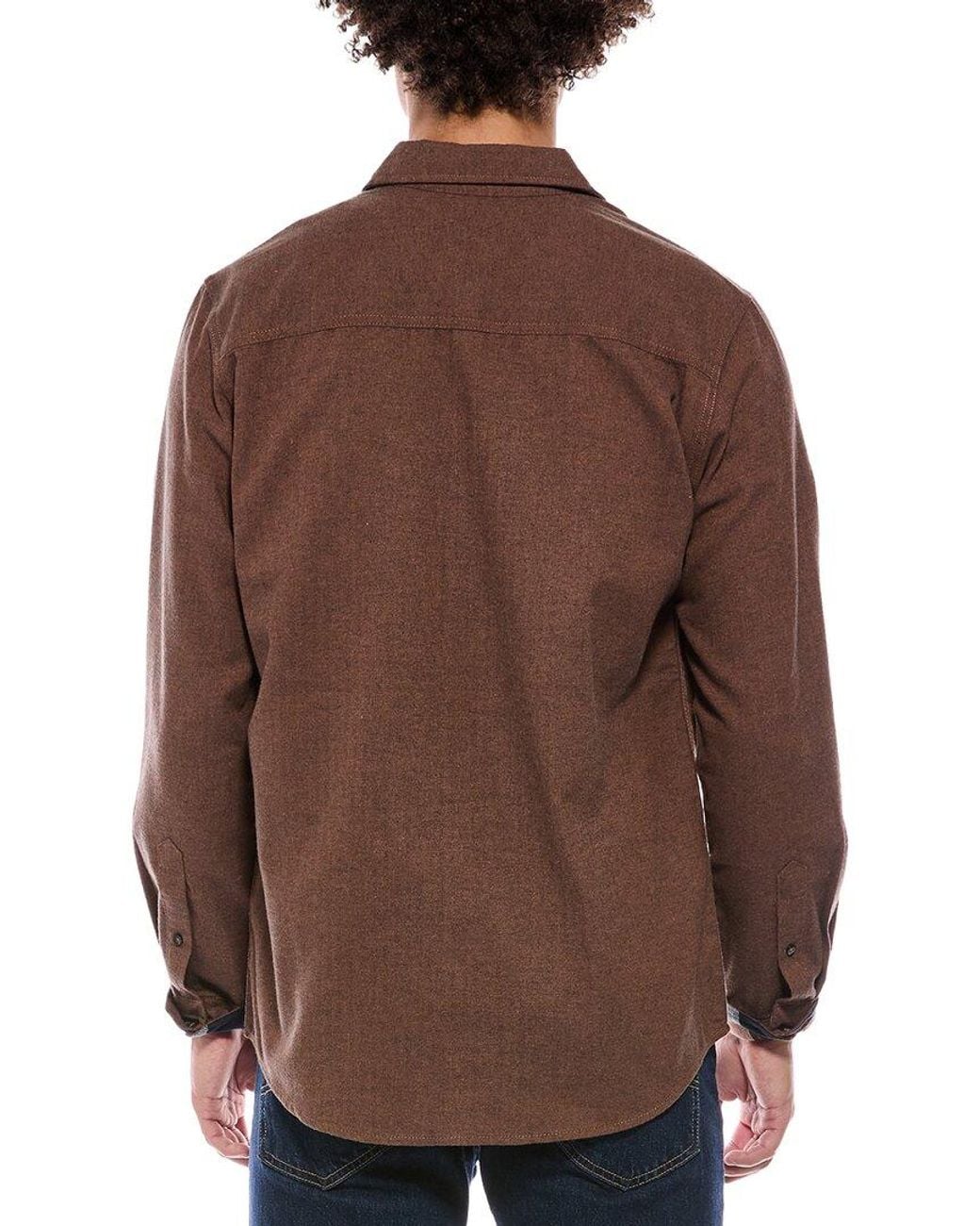 Point Zero Brown Semi Fit Shirt for men