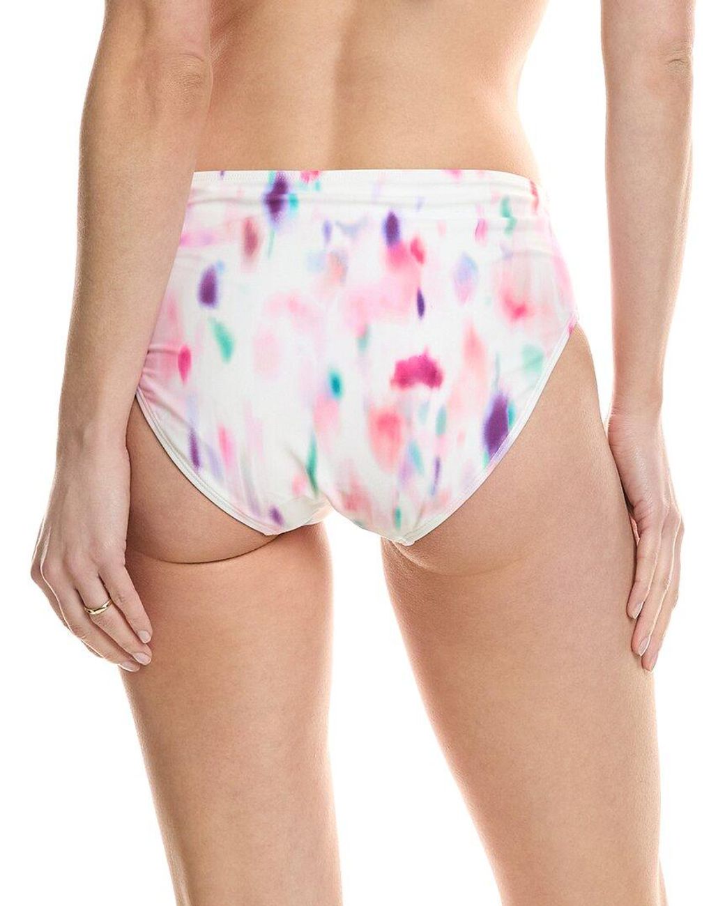 Change of Scenery Pink Classic Mid-Rise Bikini Bottom
