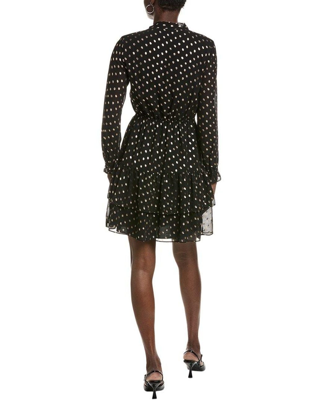 Nanette Lepore Black Midi Dress