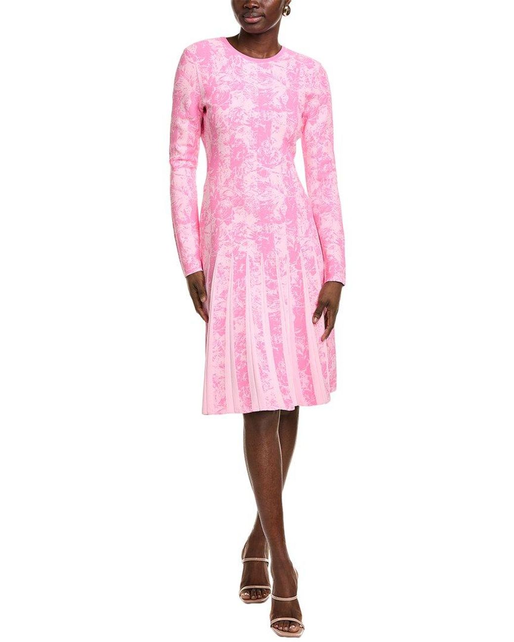 Lela Rose Pink Mini Dress