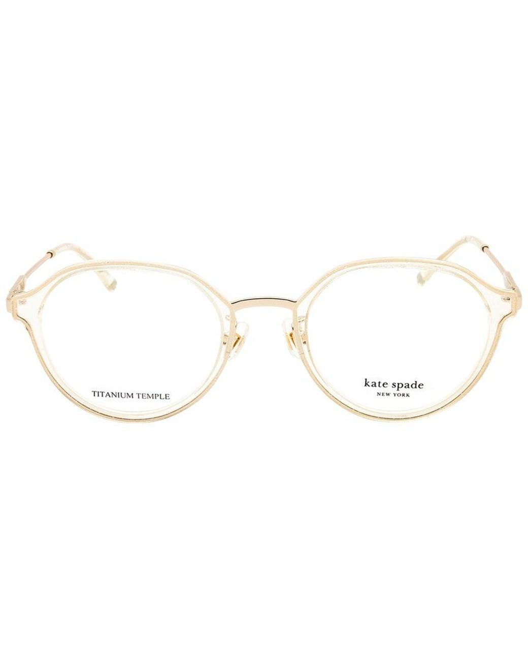 Kate Spade White Tulip 49Mm Optical Frames