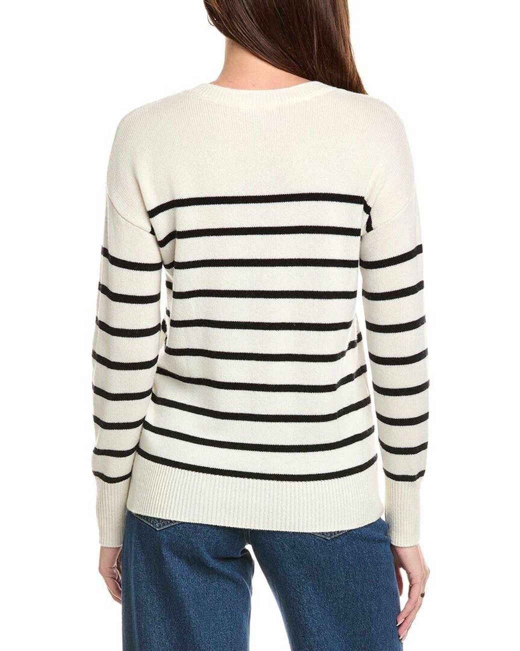 Kier + J White Kier + J Wool & Cashmere-Blend Sweater