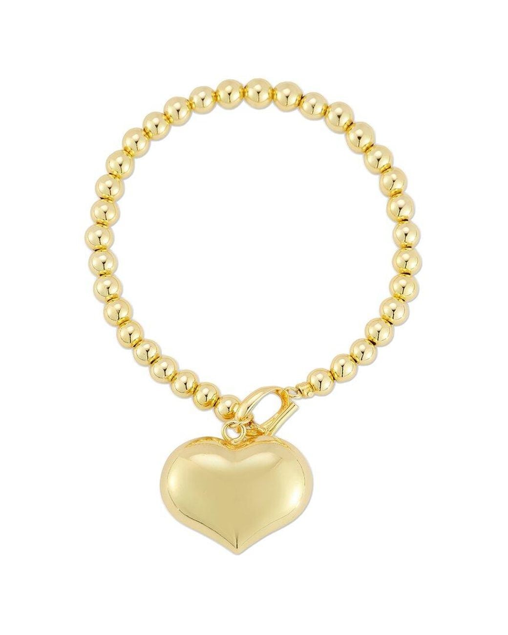 Glaze Jewelry Metallic Plated Toggle Bracelet