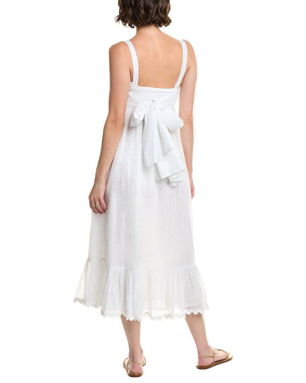 PQ Swim White Emery Midi Dress