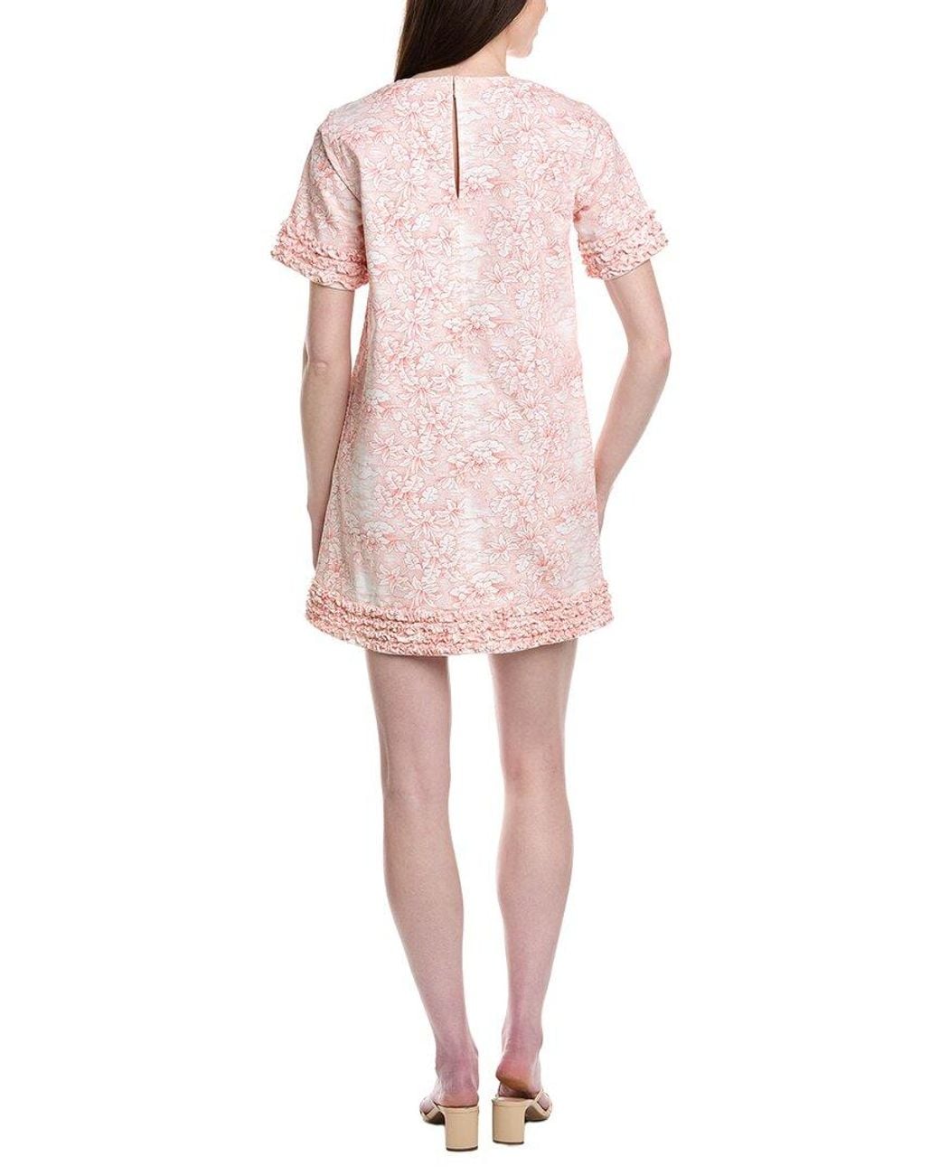 Cinq À Sept Pink Scenic Toile Ashton Dress