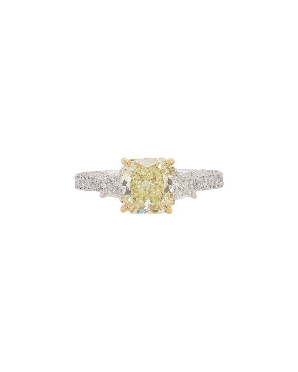 Diana M White Fine Jewelry 18k & Platinum 2.93 Ct. Tw. Diamond Ring