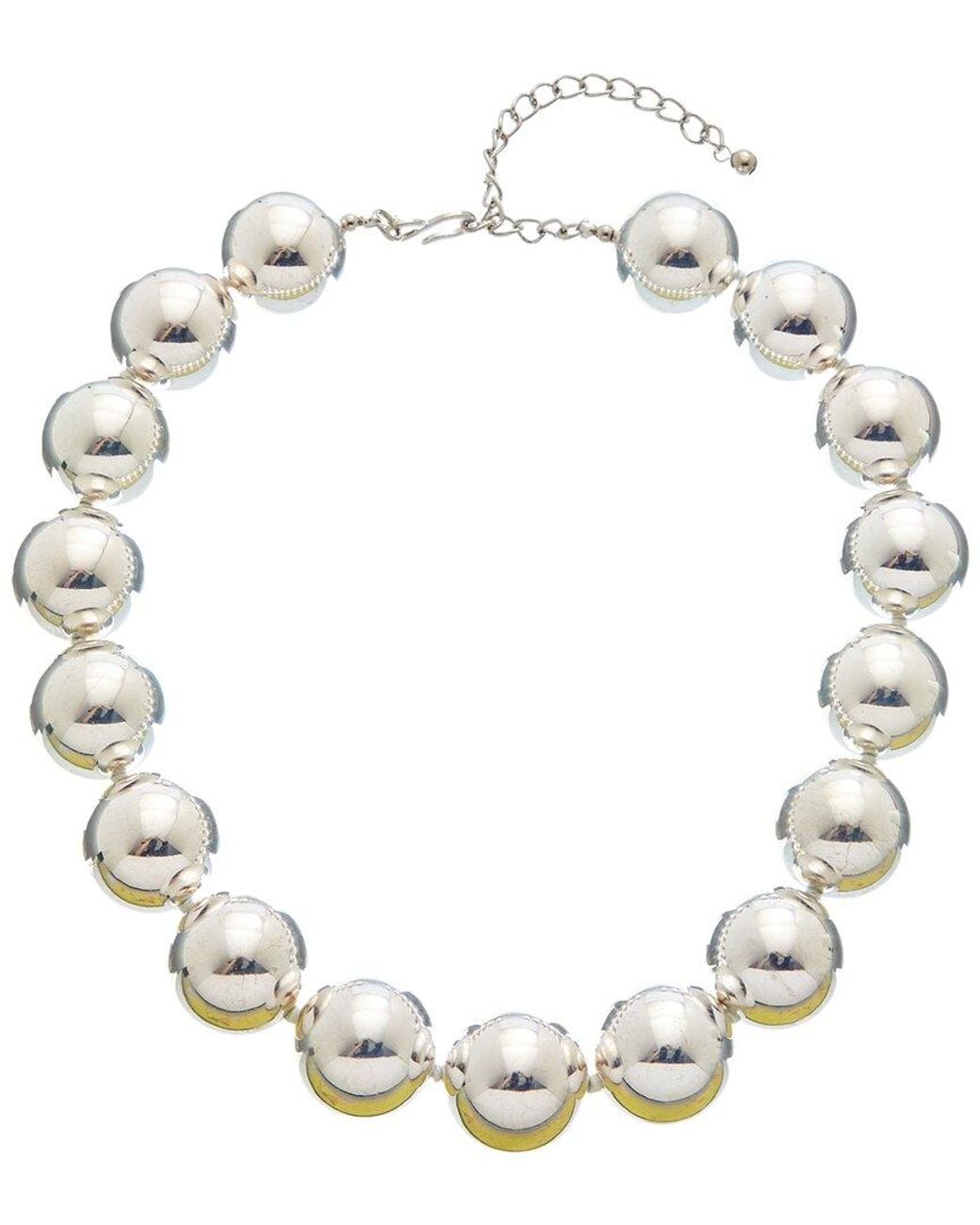 Kenneth Jay Lane Metallic Statement Necklace