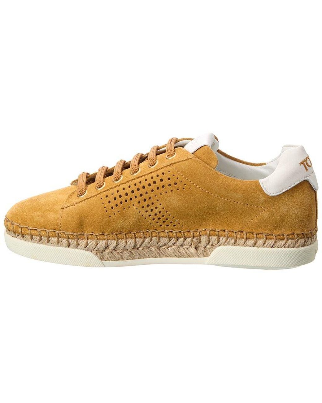 Tod's Natural Suede Sneaker