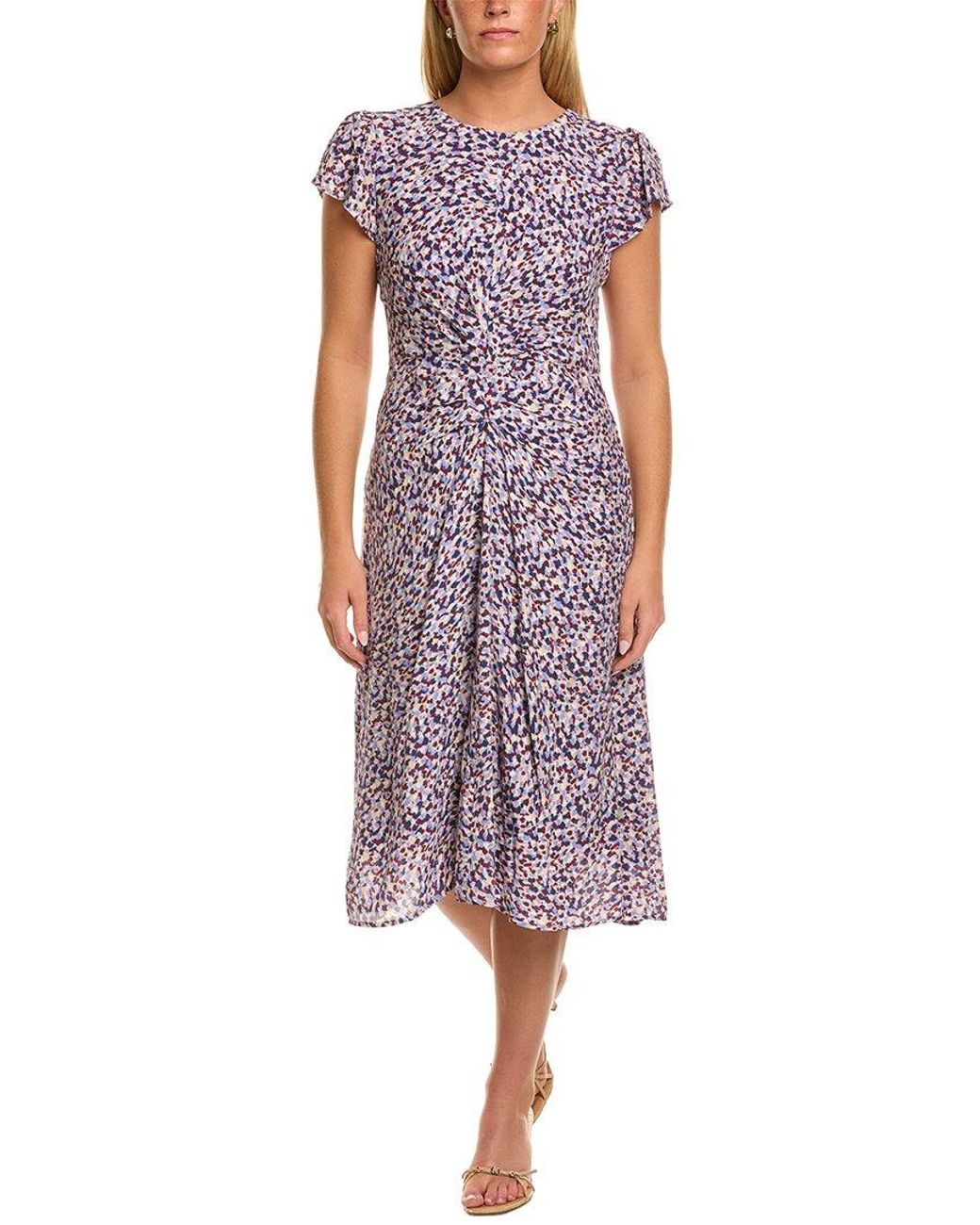 Velvet By Graham & Spencer Purple Nevine Midi Dress