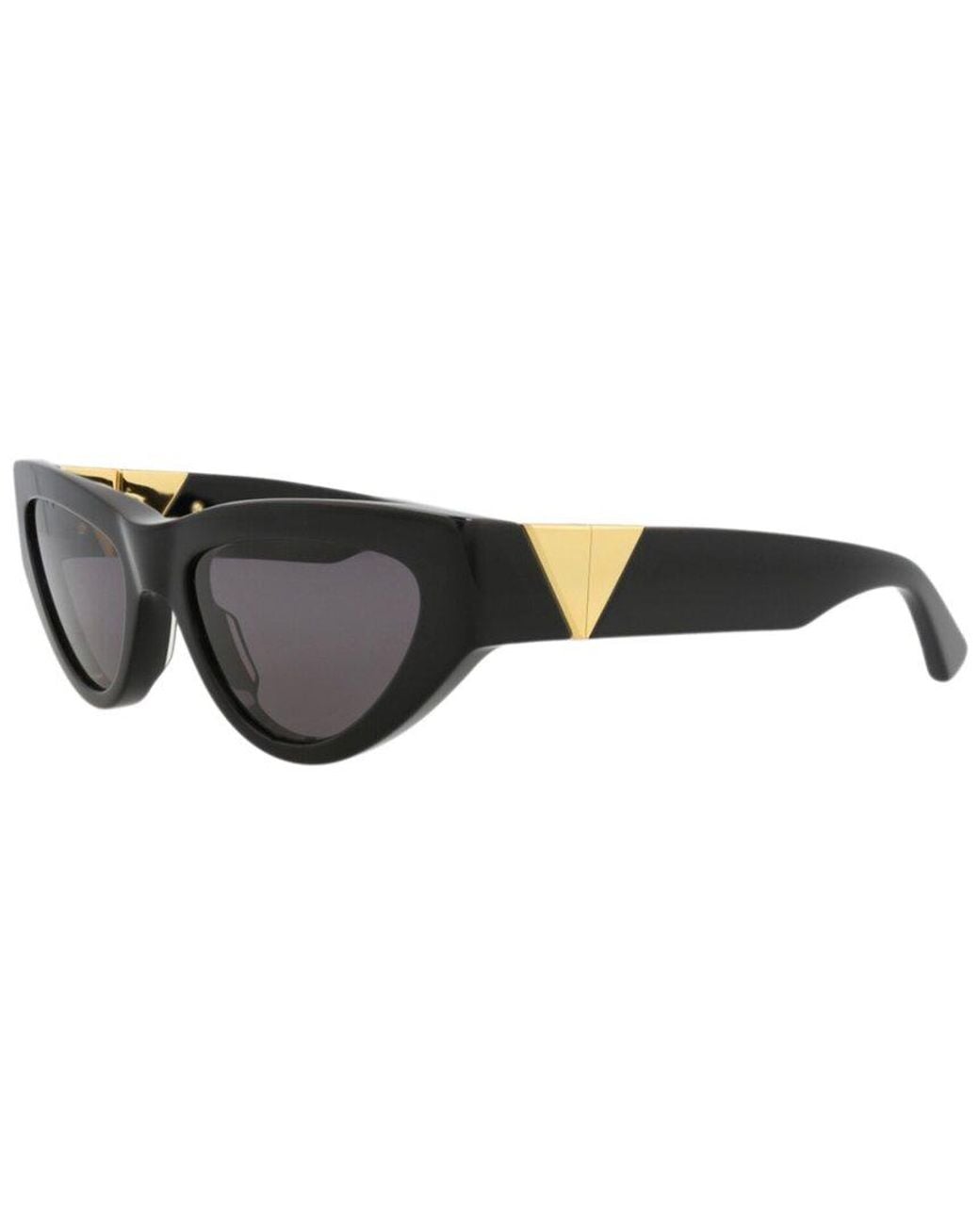 Bottega Veneta Black Bv1176S 55Mm Sunglasses