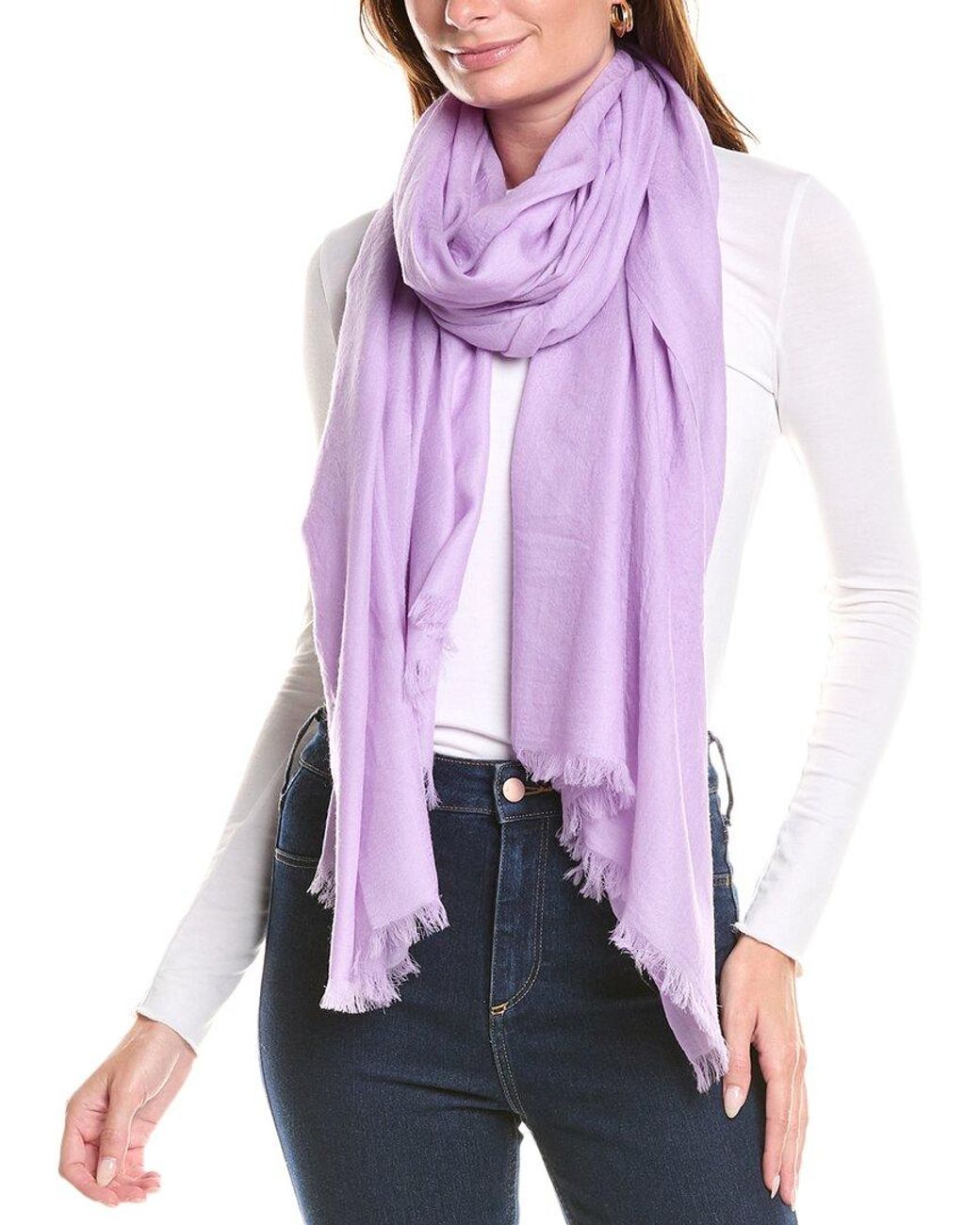 Sofiacashmere Purple Sofiacashmere Lightweight Cashmere Wrap